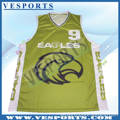 100% Polyester Kids Basketball Jerseys